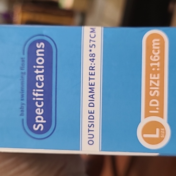 NIB Baby Swim Float, (L) ages 12-36 months, comes with pump and canopy - Picture 5 of 12